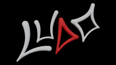 Ludo Portfolio Logo 3d